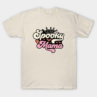 Spooky Mama Halloween Design T-Shirt